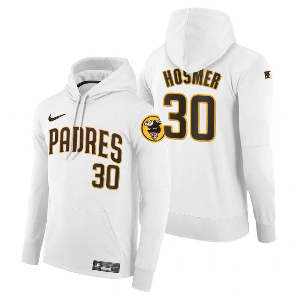 Men Pittsburgh Pirates 30 Hosmer white home hoodie 2021 MLB Nike Jerseys